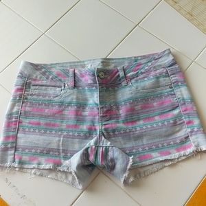 AE Aztec print shorties